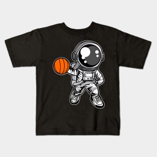 Astronaut Basketball Kids T-Shirt